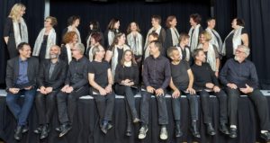 chor70 im September 2019 vor dem Konzert
