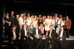 Alle Mitwirkenden des Abends bgemeinsam mit dem Bürgermeister sowie Stadt- und Gemeinderäten aus Hainfeld "Schlagerkonzert" gemeinsam mit Amadeus Brass am 13. Mai 2015 in Hainfeld